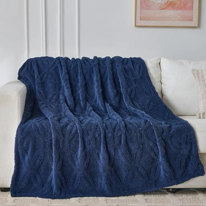 Navy Throw Blanket - Image 2