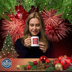 11 OZ Novelty Coffee Mugs - Christmas Gift (Christmas-themed hot chocolate.)