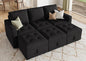 HONBAY Modular Sectional Couch Sleeper Sofa Bed by HONBAY