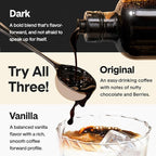 Jot Coffee Concentrate (Variety 3pk) High Caffeine Cold Brew Coffee Concentrate Liquid for Iced Coffees, Instant Espresso, Hot or Cold Instant Coffees - Makes 14 Cups, 150mg Caffeine/Tbsp, No Sugar
