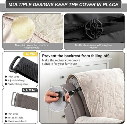 100% Waterproof Recliner Chair Cover, Recliner Chair Covers - Image 6
