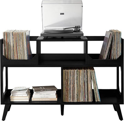 Crosley Furniture Asheville Mid-Century Modern Media Console Record Player Stand by CrosleyFurniture