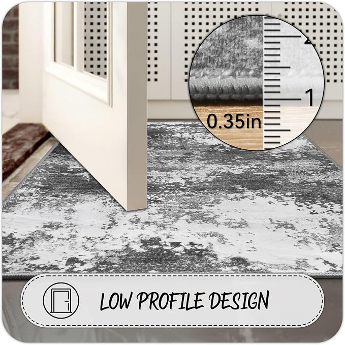12 FT Extra Long Runner Rug for Hallway Washable, 2.6x12 Large Kitchen Floor - Image 5