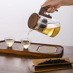 Enchanti Tea Pot, Magic Witchcraft Glass Tea Steepr, Detachable Loose Tea Glass Tea Infuser, Suitable for Black Tea,Ideal Gift forTea Lovers, 20 Ounces (about 600 ml)