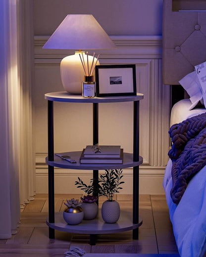 Round Pedestal End Table - Image 5