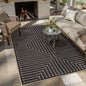 Lahome Neutral Outdoor Rug 5x7 by Lahome