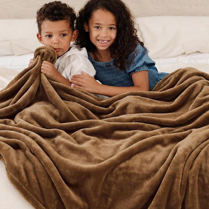 Bedsure GentleSoft Brown Throw Blanket - Image 6