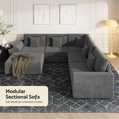 Oversized Modular Sectional Sofa - Image 5