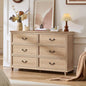 Joaxswe Farmhouse 6 Drawers Dresser by Joaxswe