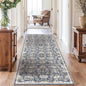 AMADA HOMEFURNISHING 2'6"x10' Washable Area Rug, Low-Profile Entryway Rug by AMADAHOMEFURNISHING