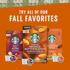 Starbucks K-Cup Coffee Pods, Medium Roast Coffee for Keurig Coffee Makers, Fall Blend, 100% Arabica, Limited Edition, 6 Boxes (60 Pods Total)