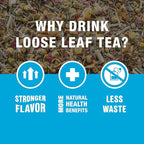 Tiesta Tea - Mango Dreamzzz Chamomile Loose Leaf Herbal Tea, Relaxing Chamomile & Lemongrass Blend, Caffeine-Free, Brew Hot or Iced, Makes Up to 25 Cups, Resealable Pouch, 1.5 Ounce