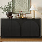WIN2WIN 65" Fluted Sideboard Buffet Cabinet by WIN2WIN