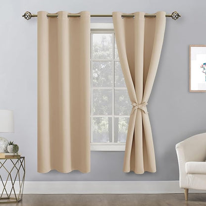 Blackout Curtains for Bedroom 38 x 63 Inches Length, Window Curtains for Living - Image 8