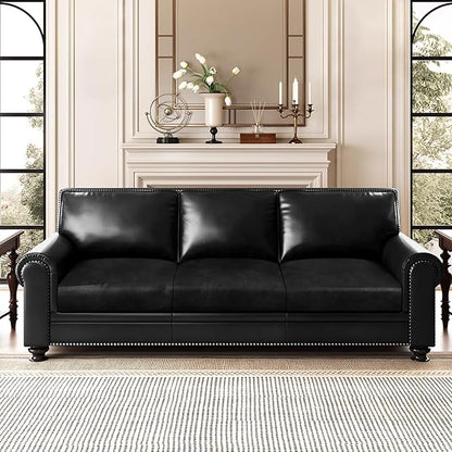 ANARACHON Leather Look Couch Cushion Covers Sofa Seat Slipcovers Sets Couches - Image 2
