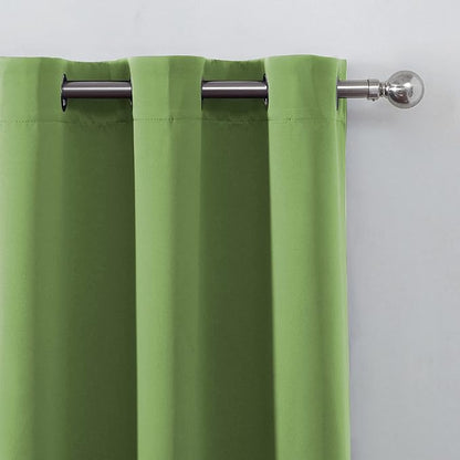 Light Green Bedroom Blackout Curtains - Image 7