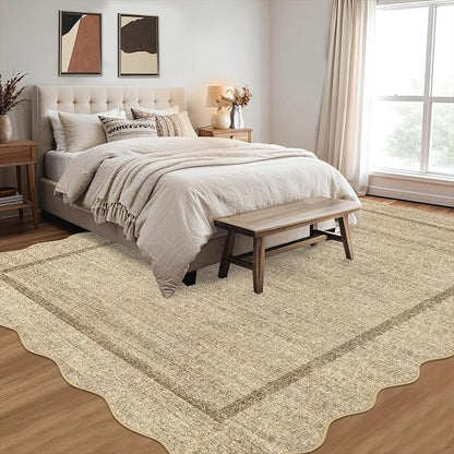 GarveeHome Scalloped Large Area Rug 10x13 Rug - Image 2