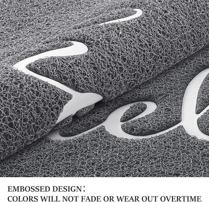 Door Mat Welcome Mat Floor Mat for Entryway, High Traffic Areas | Low Profile - Image 5