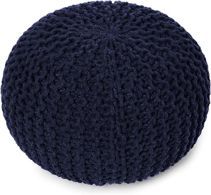 REDEARTH · Round Pouf Foot Stool Bean Bag Ottoman by REDEARTH