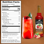 Syruvia Strawberry Syrup (25.4 fl oz) - Sweet Strawberry Bliss in a Bottle – Kosher, Gluten-Free, Ideal for Elevating Your Culinary and Beverage Adventures