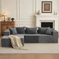 Hetoy Oversized L Shape Modular Sofa, Soft Modular Sectional Couch by HetoyRideon