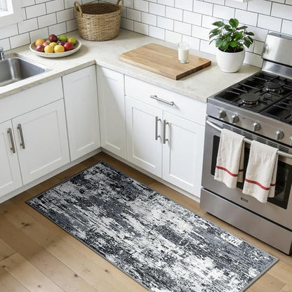 RELEANY Washable 2'x5' Abstract Area Rug - Image 2