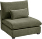 CHIC HOUSE Module for Modular Oversized Couch, Corduroy Customizable Chaise by CHICHOUSE