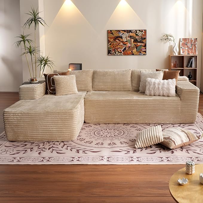 ovios 104" Cloud Boneless Couch by OVIOS