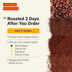 Costa Rican Whole Bean Coffee Medium Roast - 12 oz, Single Origin Arabica SpecialtyCoffee Beans, Fair Trade, Non-GMO