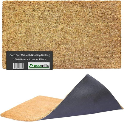 Ecomills Coco Coir Doormat, 36 x 72 in, Vinyl Backing by Ecomills