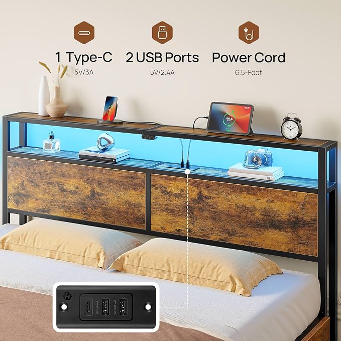 Rolanstar Full Size Bed Frame - Image 7