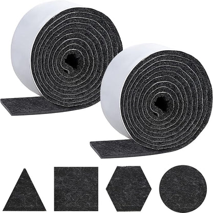 Shappy 2 Packs 120 x 1 x 0.12 Inch Felt Strips by Shappy