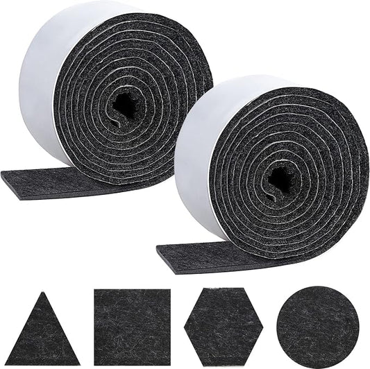 Shappy 2 Packs 120 x 1 x 0.12 Inch Felt Strips by Shappy