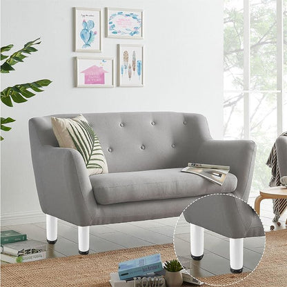 Set of 4 Stainless Steel Furniture Legs 5 Inch, Adjustable Round Cabinet Legs - Image 7