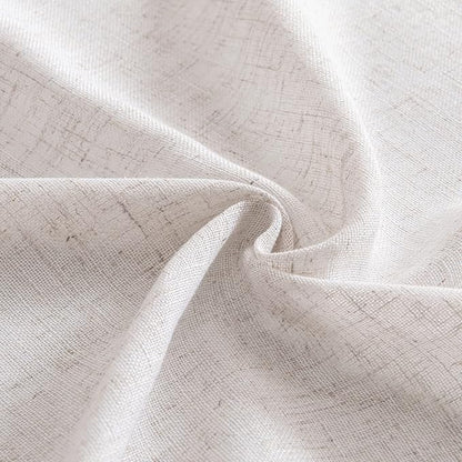 MIULEE White Linen Curtains 52x90 Inch Long 2 Panels Set Soft Thick Linen | - Image 8