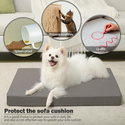 Sqodok Outdoor Cushion Covers 25x25 inch, Wicker Chair - Image 7