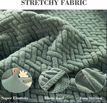 Couch Covers for 2 Cushion Sofa Pet Friendly Couch Cushion Covers Universal - Image 5