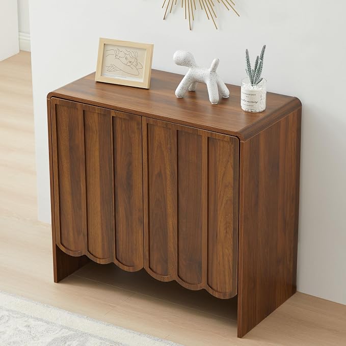 ORRD Sideboard Buffet Cabinet Set of 2, Accent Storage Cabinets - Image 6