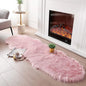 SERISSA 2x6 Fluffy Pink Faux Fur Area Rug by SERISSAHomeDecorCollection