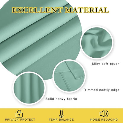 NICETOWN Privacy Room Divider Curtain Thermal Blackout Curtain - Image 3
