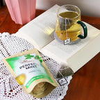 BREWIX, Perfect Mint Tea (20 Pyramid Tea Bags) | Soothing Mint Blend for Digestion Support & Daily Calm | Calming, Fresh and Cool | Caffeine Free Herbal Tea | No Sugar & No Caffeine | Spearmint and Peppermint
