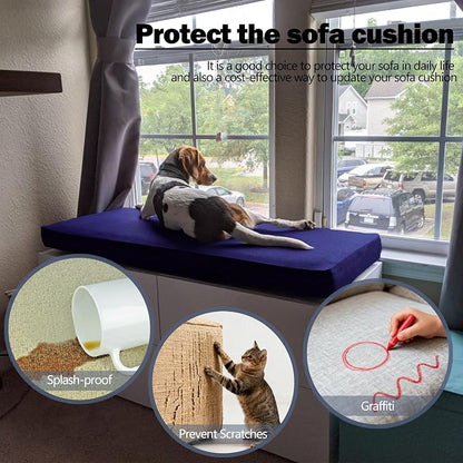 Patio Bench/Swing Cushion Cover, Patio Cushion Seat Slicovers - Image 7