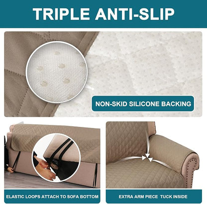 Turquoize 100% Waterproof Sofa Covers Chair Cover Slipcover Couch Protector - Image 4