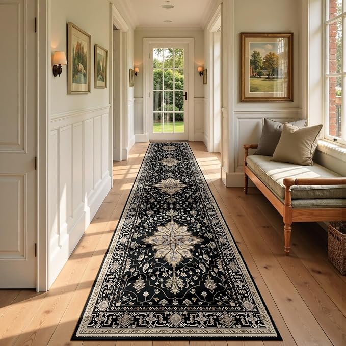 RELEANY Washable Area Rug, Runner 2'6"x10', Water Repellent, Pet Friendly by RELEANY
