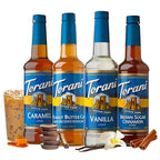 Torani Syrup Variety Packs, Sugar Free Coffee Favorites, 25.4 fl oz Bottle (Pack of 4)