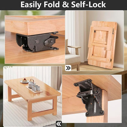 8 Pack Folding Brackets, Self-Lock Hinge - Image 4