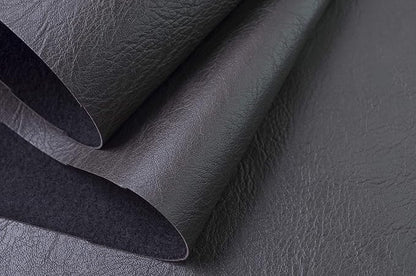 Wento Thick Half Yard Faux Leather Fabric Soft Skin Grain PU Leather - Image 3