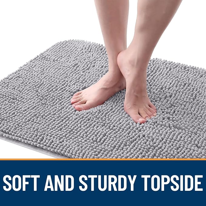 OLANLY Dog Door Mat for Muddy Paws 40x24, Super Absorbent Chenille Mud Mat | - Image 4