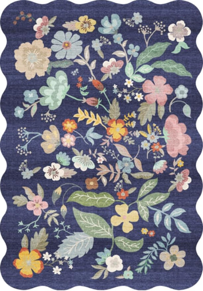 Washable 2'6x12 Hallway Runner Rug: Entryway Non Slip Floral Rug Farmhouse Soft - Image 9