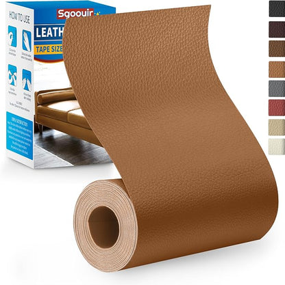 Leather Repair Patch Tape Kit, Vinyl Leather Repair Kit by Sgooyir